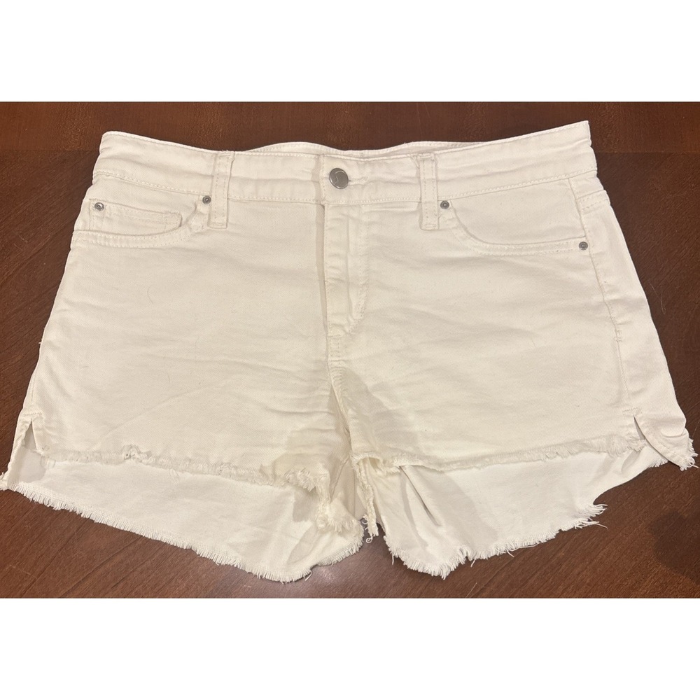 Joe's Jeans "The Ozzie" 4" Inseam Cut Off Denim Shorts White - Size 29